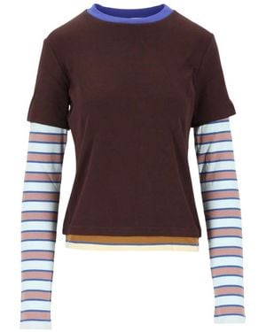 STAUD Dillon Tee - Braun