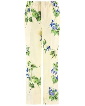 Prada Straight Trousers - Amarillo