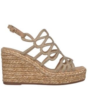 Alma En Pena. Wedges - Metallic