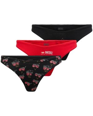 DIESEL Ufpn Punchy Threepack - Rood