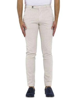 Berwich Slim-Fit Broeken - Naturel