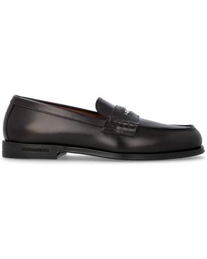DSquared² Lederloafer - Schwarz