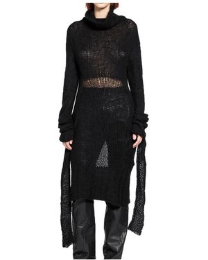 Yehuafan Knitted Dresses - Black