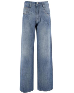 Ermanno Scervino Wide Jeans - Blue