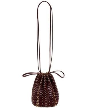 Rabanne Bucket Bags - Red
