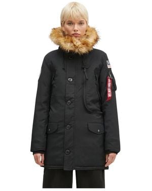 Alpha Industries Winter Jackets - Negro