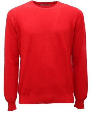 La Fileria Round-Neck Knitwear - Red