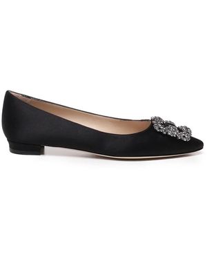 Manolo Blahnik Ballerinas - Zwart