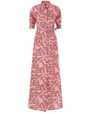 ALESSANDRO ENRIQUEZ D84Po Hemdblusenkleid - Pink