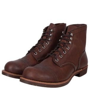 Red Wing Lace-Up Boots - Brown