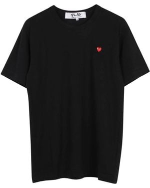 COMME DES GARÇONS PLAY T-Shirts - Noir
