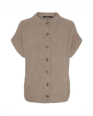Btfcph Cashmere Mit Waschbärgarn-Cardigan - Grau