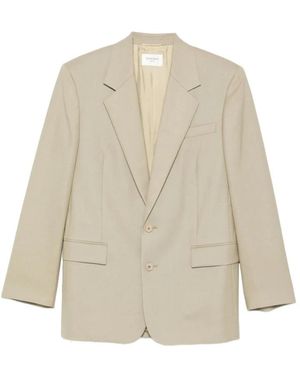 Saint Laurent Blazers - Natural