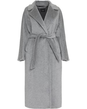 Weekend by Maxmara Belted Coats - Gray