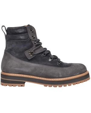 Eleventy Pedula Alta Schnürstiefel - Grau