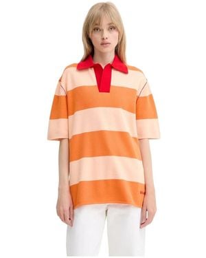 Sunnei Polo Shirts - Orange