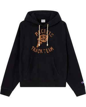 Champion Hoodies & Sweatvesten ,Zwart ,Katoen Sweatshirts & Hoodies