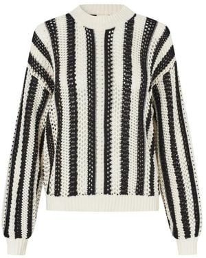 Lolly's Laundry Round-Neck Knitwear - Negro