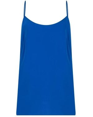 Alberta Ferretti Tops ,Blauw ,Sleeveless Top