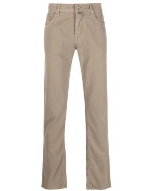 Jacob Cohen Straight Trousers - Grey