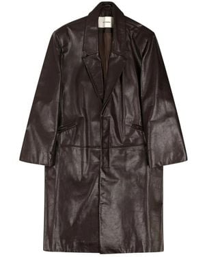Entire studios Single-Breasted Coats - Marrone
