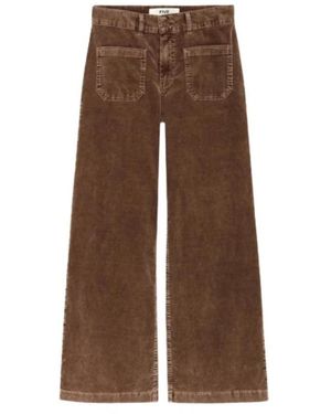 Five Jeans Wide Trousers - Marron