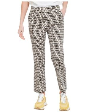Via Masini 80 Cropped Trousers - Grey