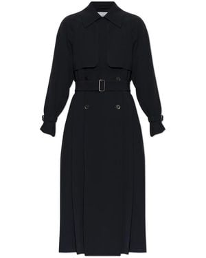 Max Mara Jassen ,Blauw ,Polyester Calata Coat - Zwart