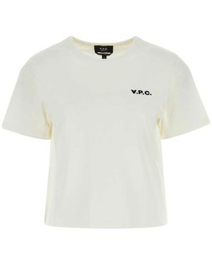 A.P.C. T-Shirts - White