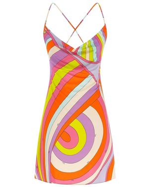 PUCCI Short Dresses - Orange
