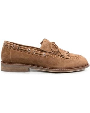 ADRIANNA FERETTI Boat Shoes - Brown