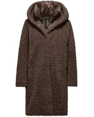 Bomboogie Single-Breasted Coats - Brown