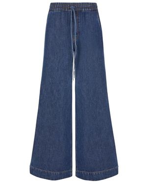 P.A.R.O.S.H. Wide Trousers - Blue
