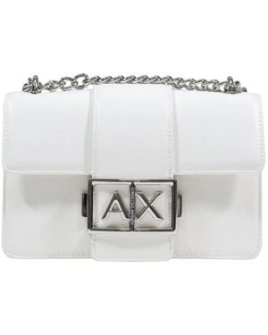 ARMANI EXCHANGE Cross Body Bags - White