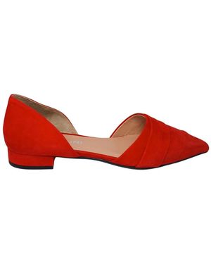 Pollini Ballerinas Aus Wildleder - Rot