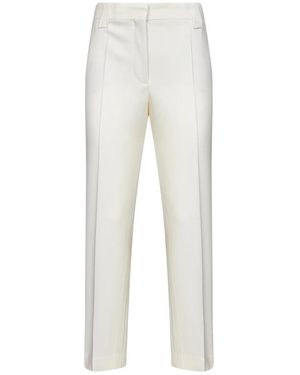 Versace Broeken ,Wit ,Wol Stretchwollen Broek