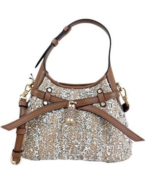 Borbonese B-Halo Hobo Mini - Braun