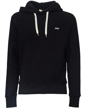 Autry Embroidered Logo Hoodie - Blau