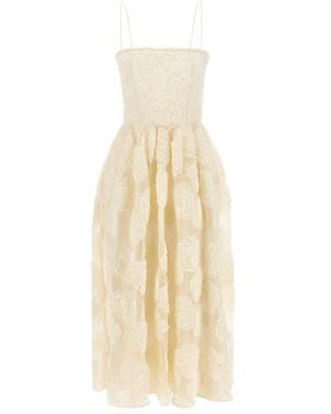 ROTATE BIRGER CHRISTENSEN Midi Dresses - Natural