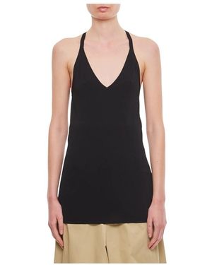 Quira Sleeveless Tops - Black