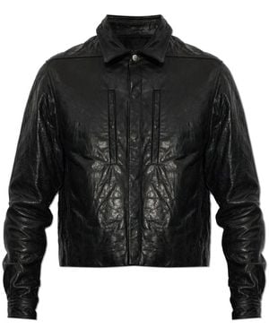 Rick Owens Jassen ,Zwart ,Leather Jassen
