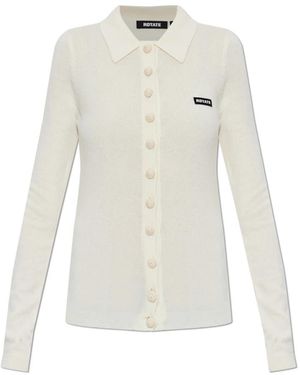 ROTATE BIRGER CHRISTENSEN Truien & Vesten ,Wol Wol Cardigan - Wit