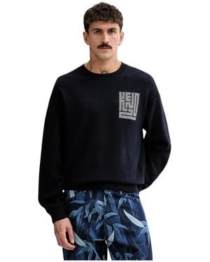 KENZO Round-Neck Strickwaren - Schwarz