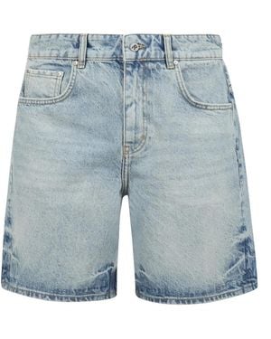 Represent Denim-Shorts Mit Gesticktem Logo - Blau
