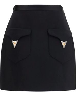 Versace Short Skirts - Negro