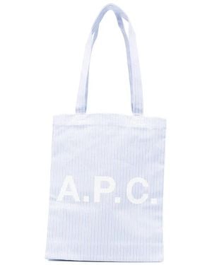 A.P.C. Tote Bags - Blanco