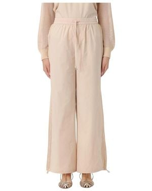 Liu Jo Wide Trousers - Natural