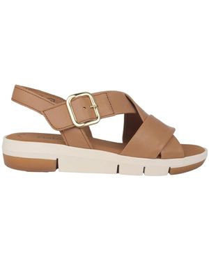 Gabor Flat Sandals - Marrone