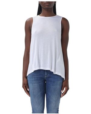 Dondup Sleeveless Tops - Blue