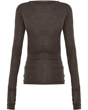 Rick Owens Long Sleeve Tops - Marrón